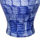 Jonah Ginger Jar | Speckled-Circular Pattern Blue-White Porcelain 20"