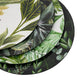 Linda Charger Plates Set of 4 | Foliage Motifs | Green-Black 13"