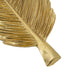 Riley Decorative Plate | Sculpted Leaf Veins Gold Stone Powder-Resin 19"
