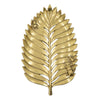 Riley Decorative Leaf Plate | Raised Insect Gold Stone Powder-Resin 11"