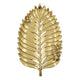 Riley Decorative Leaf Plate | Raised Insect Gold Stone Powder-Resin 11"