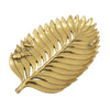 Riley Decorative Leaf Plate | Raised Insect Gold Stone Powder-Resin 11"