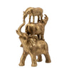Talia Decorative Stacking Animals | Lifelike Detailed Gold Resin 14"
