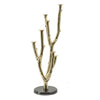 Lydia Multi-Taper Candle Holder | Branching-Stem Design | 38" Gold Metal