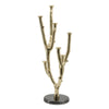 Lydia Multi-Taper Candle Holder | Branching-Stem Design | 38" Gold Metal