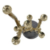 Lydia Multi-Taper Candle Holder | Branching-Stem Design | 38" Gold Metal