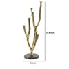 Lydia Multi-Taper Candle Holder | Branching-Stem Design | 38" Gold Metal