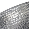 Elsie Hammered Decorative Bowl | Nickel Twig Base | Silver Aluminum 11"