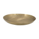 Amber Decorative Plates Set of 2 | Hammered Texture Gold Aluminum 14 13"