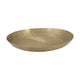 Amber Decorative Plates Set of 2 | Hammered Texture Gold Aluminum 14 13"