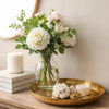 Amber Decorative Plates Set of 2 | Hammered Texture Gold Aluminum 14 13"