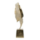 Hanna Decorative Sculpture | Abstract Form Finish | Gold Aluminum 25"