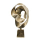Hanna Decorative Sculpture | Abstract Form Finish | Gold Aluminum 25"
