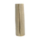 Titus Decorative Eye Vase | Sculpted Linear Wood Grain Gold Aluminum 10"
