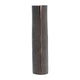 Faye Timber-Eye Decorative Vase | Wood-Grain Texture | Brown Aluminum 12"