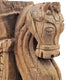 Gemma Antique Carved Decorative Bracket | Metal | Brown Old Wood 30"
