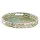 Milo Decorative Round Tray | Mosaic Surface | Multi-Color Capiz Shell 16"