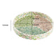 Milo Decorative Round Tray | Mosaic Surface | Multi-Color Capiz Shell 14"