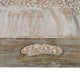 Owen Square Tray | Floral Carved Raised Edge Brown Mango Wood 16x16