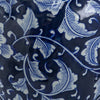 Reed Ginger Jar with Dome Lid | Floral Pattern Blue-White Porcelain 18"