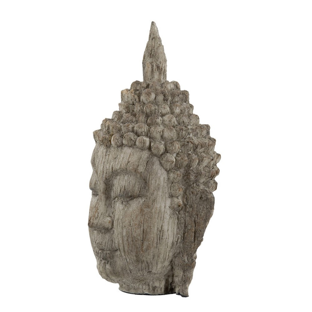 Todd Meditating Buddha Sculpture Set of 2 | Detailed Textures | Brown 9"