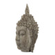 Todd Meditating Buddha Sculpture Set of 2 | Detailed Textures | Brown 9"