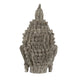 Todd Meditating Buddha Sculpture Set of 2 | Detailed Textures | Brown 9"