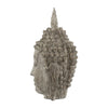 Todd Meditating Buddha Sculpture Set of 2 | Detailed Textures | Brown 9"