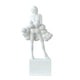 Hugo Ladylike Decorative Sculpture | Hand-Carved | White Resin-Marble 20"