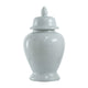Shey Seaford Medium Ginger Jar with Finial top Lid | White Porcelain 17"
