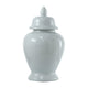 Shey Seaford Medium Ginger Jar with Finial top Lid | White Porcelain 17"