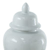 Shey Seaford Medium Ginger Jar with Finial top Lid | White Porcelain 17"