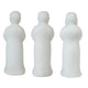Decorative Wise Monk Sculptures Set of 3 | Matte White Resin Statue