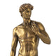 Decorative Classic David Statuette | 14" Tabletop Antique Gold Polyresin