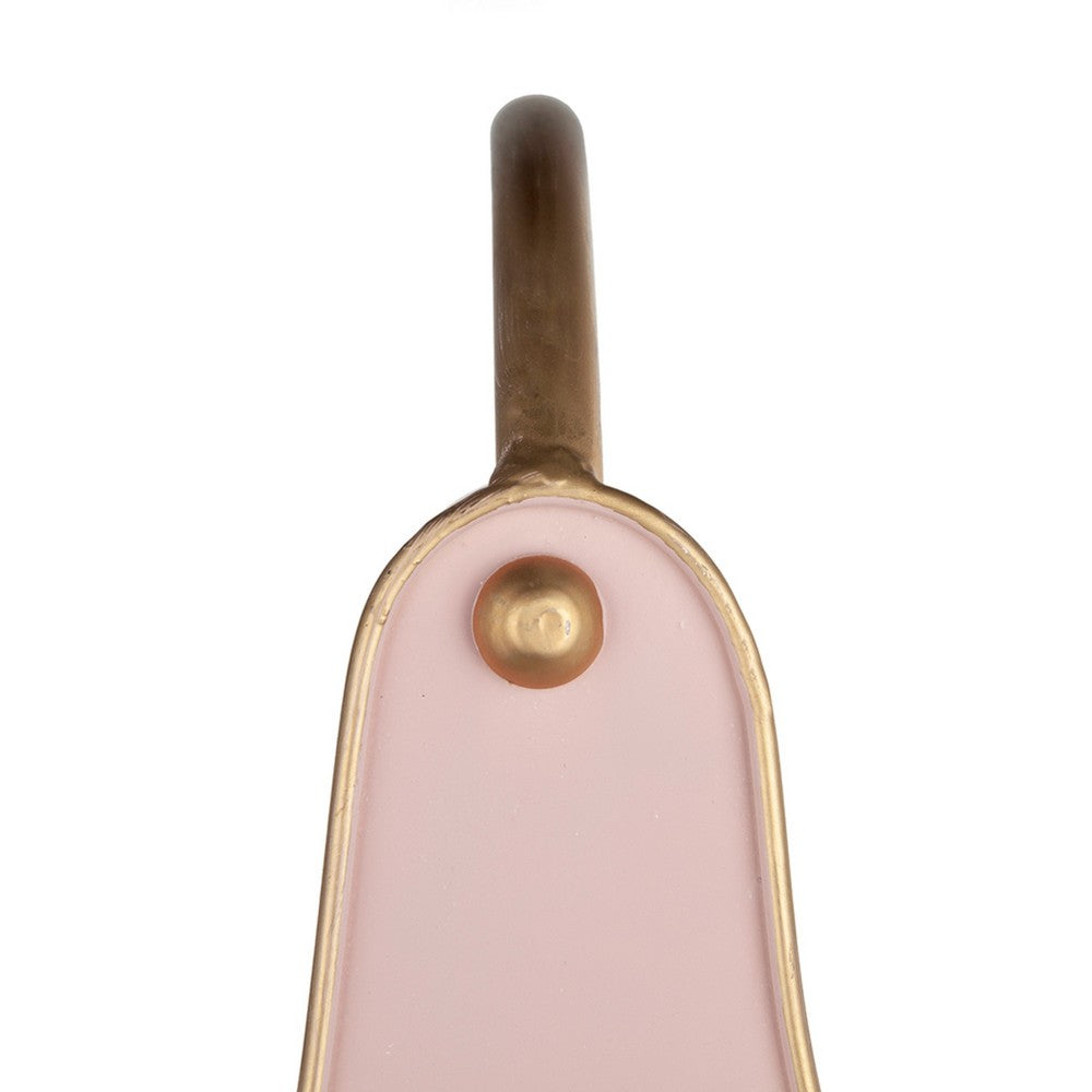 Limu Storage Basket Set of 2 | Gold Handles | Light Pink Merry Christmas