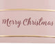 Limu Storage Basket Set of 2 | Gold Handles | Light Pink Merry Christmas