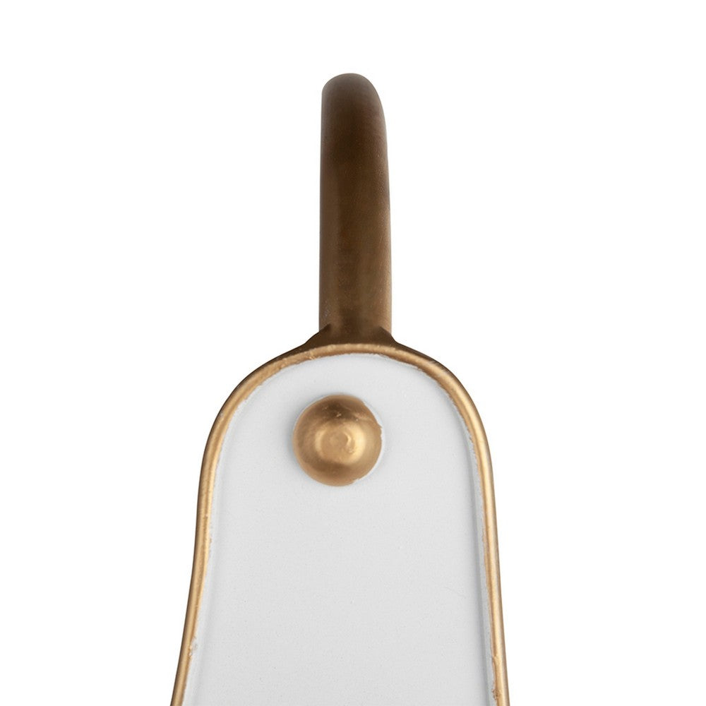 Limu Storage Basket Set of 2 | Gold Handles | White Merry Christmas