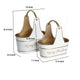 Limu Storage Basket Set of 2 | Gold Handles | White Merry Christmas