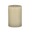 Jomi Unscented Soy Wax Pillar Candles Set of 2 | Classic Ivory Finish