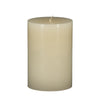 Jomi Unscented Soy Wax Pillar Candles Set of 2 | Classic Ivory Finish