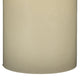 Jomi Unscented Soy Wax Pillar Candles Set of 2 | Classic Ivory Finish