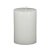 Jomi Unscented Soy Wax Pillar Candles Set of 2 | Classic White Finish