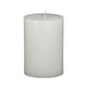 Jomi Unscented Soy Wax Pillar Candles Set of 2 | Classic White Finish