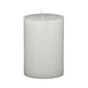 Jomi Unscented Soy Wax Pillar Candles Set of 2 | Classic White Finish