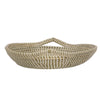 Jea Farmhouse Decor Bowl | 17" Natural Brown Seagrass Cord Woven