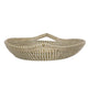 Jea Farmhouse Decor Bowl | 17" Natural Brown Seagrass Cord Woven