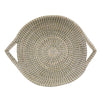 Jea Farmhouse Decor Bowl | 17" Natural Brown Seagrass Cord Woven