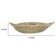 Jea Farmhouse Decor Bowl | 17" Natural Brown Seagrass Cord Woven