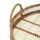 3pc Storage Baskets with Handles | Natural Brown Bamboo Woven Decor