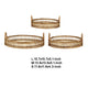 3pc Storage Baskets with Handles | Natural Brown Bamboo Woven Decor
